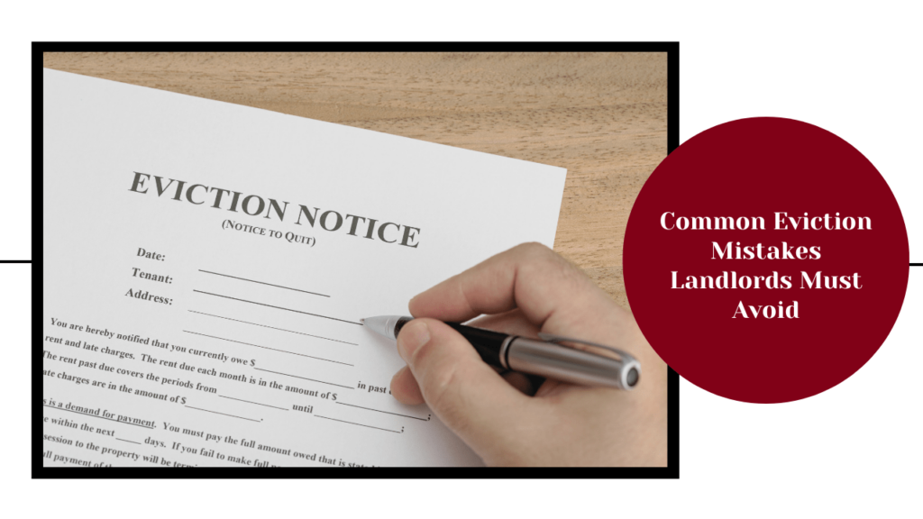 Common Eviction Mistakes Landlords Must Avoid - Article Banner